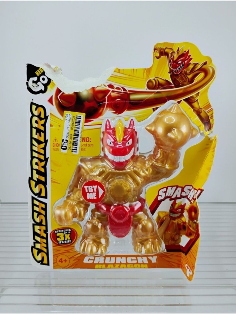 Smash Strikers Crunchy Blazagon Stretch Toy Stretchable Action Figure Pack